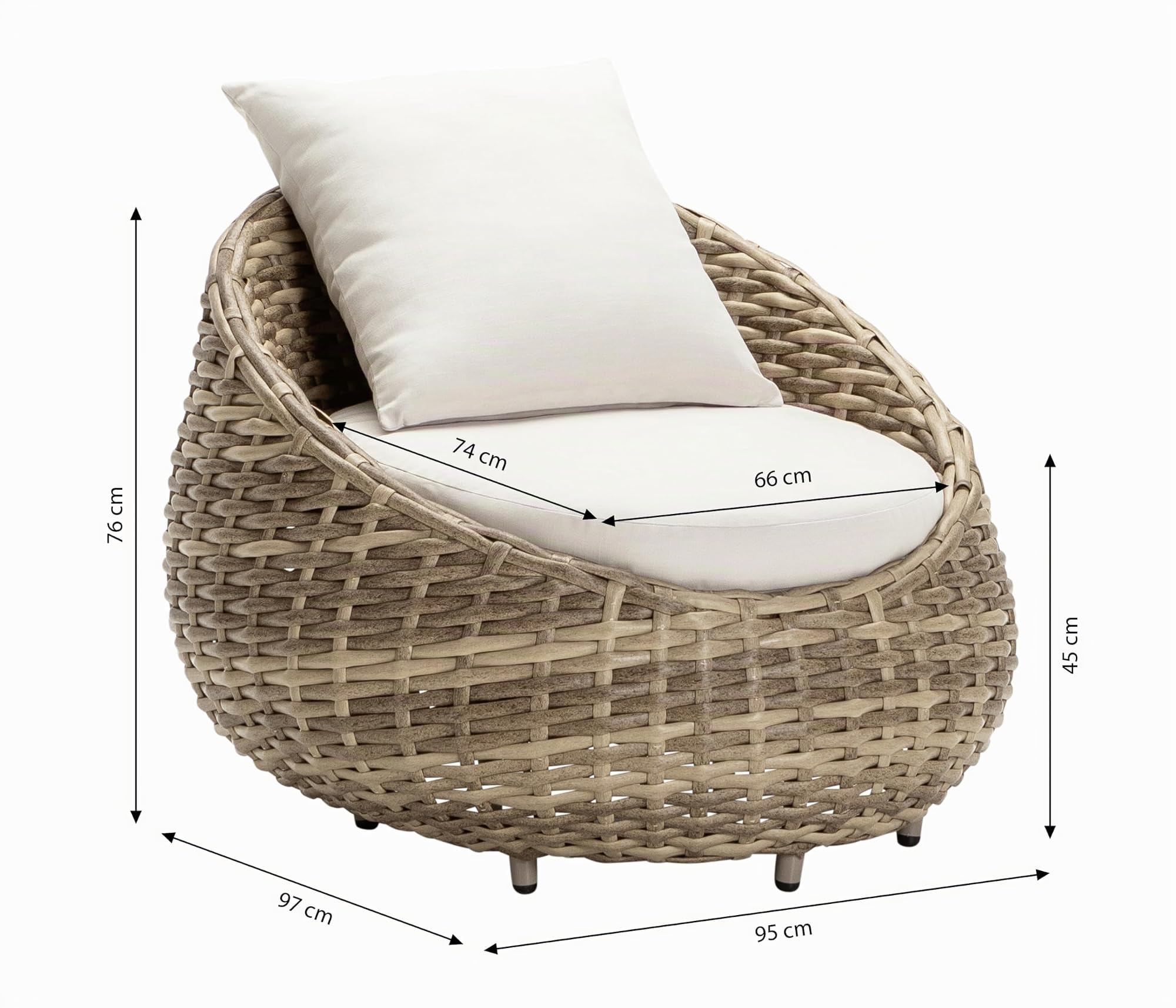 dehner-tulum-sessel-geflecht-braun-wei-97cm image 4