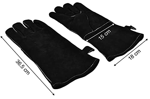 dehner-grillhandschuhe-grill-leder-schwarz-36-8-cm-universalgr-e image 4