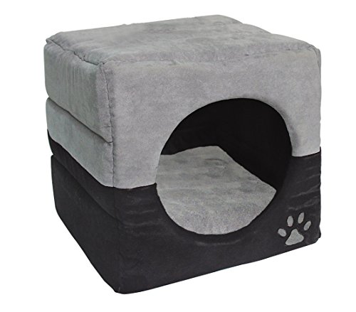 dehner-luca-2in1-katzenh-hle-hundeh-hle-40x40x40-grau image 4