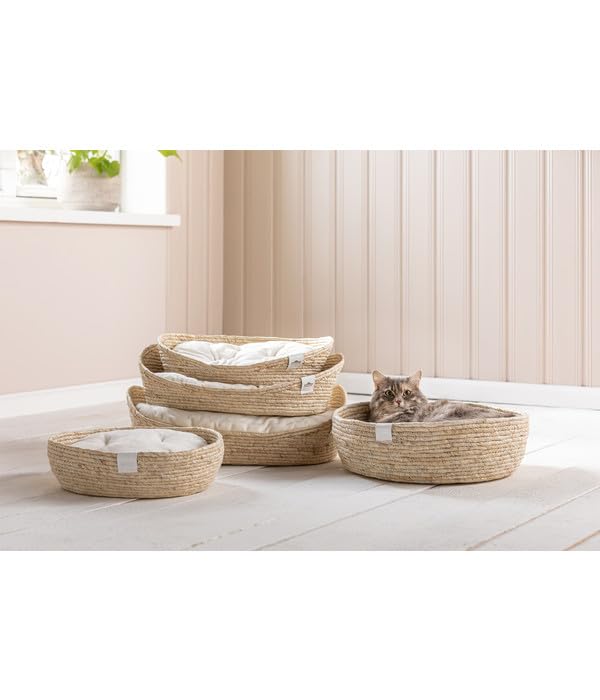 dehner-lovely-guter-schlaf-m-katzenbett-rund-beige-45x45-cm image 5