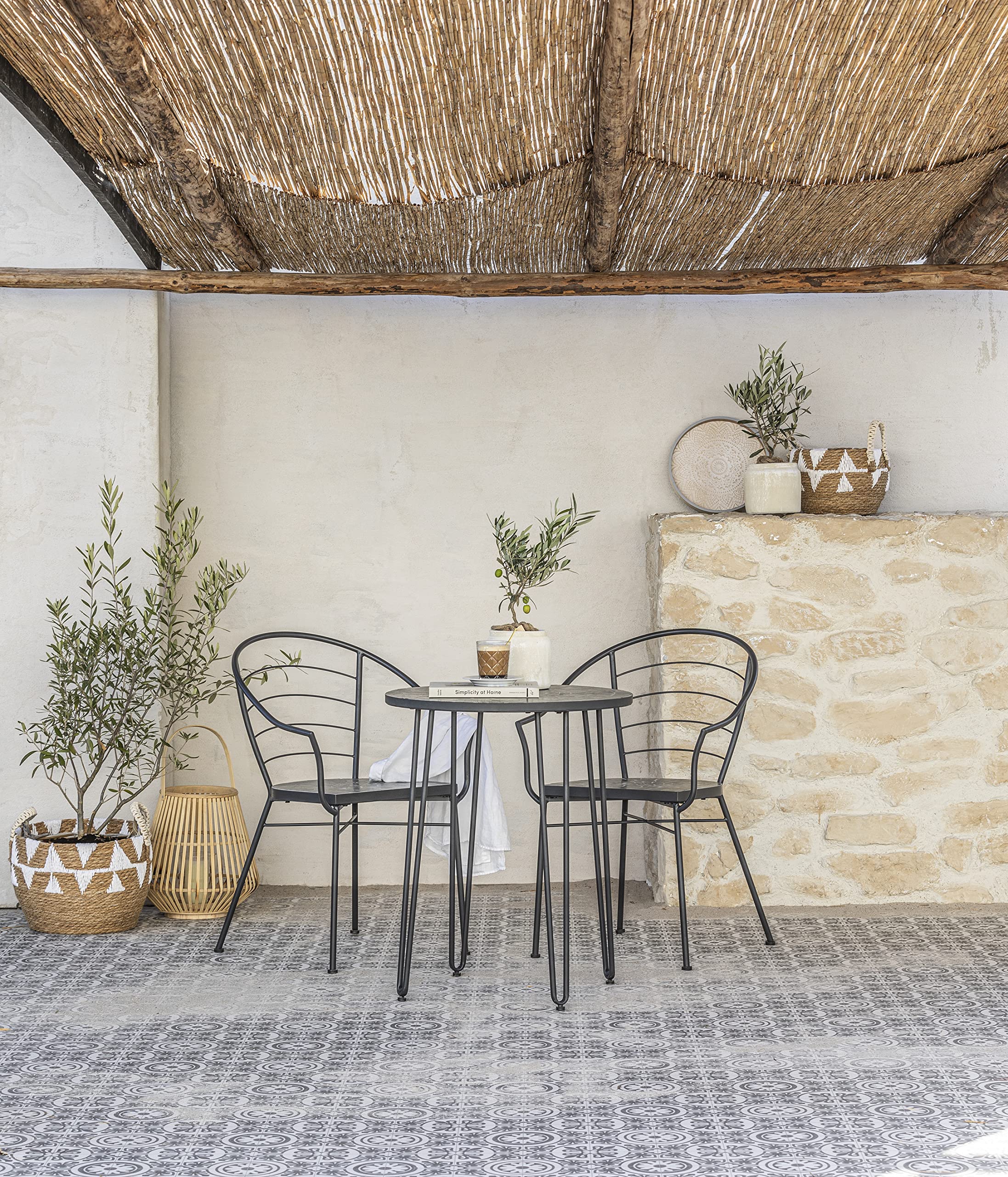 dehner-madeleine-gartentisch-mosaik-60-cm-grau image 7