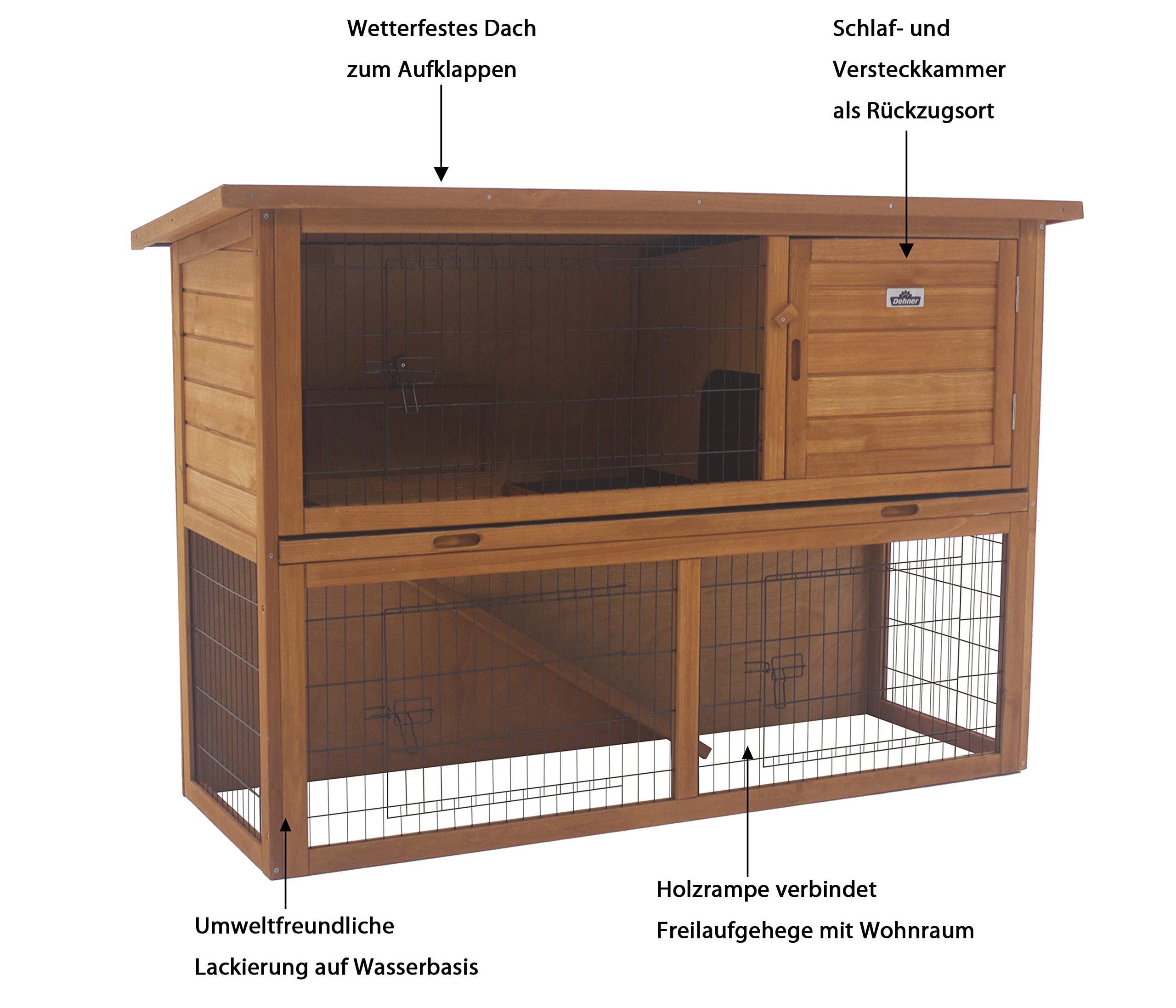 dehner-hoppel-nagerheim-hasenstall-136x50x85-cm-holz-natur image 3