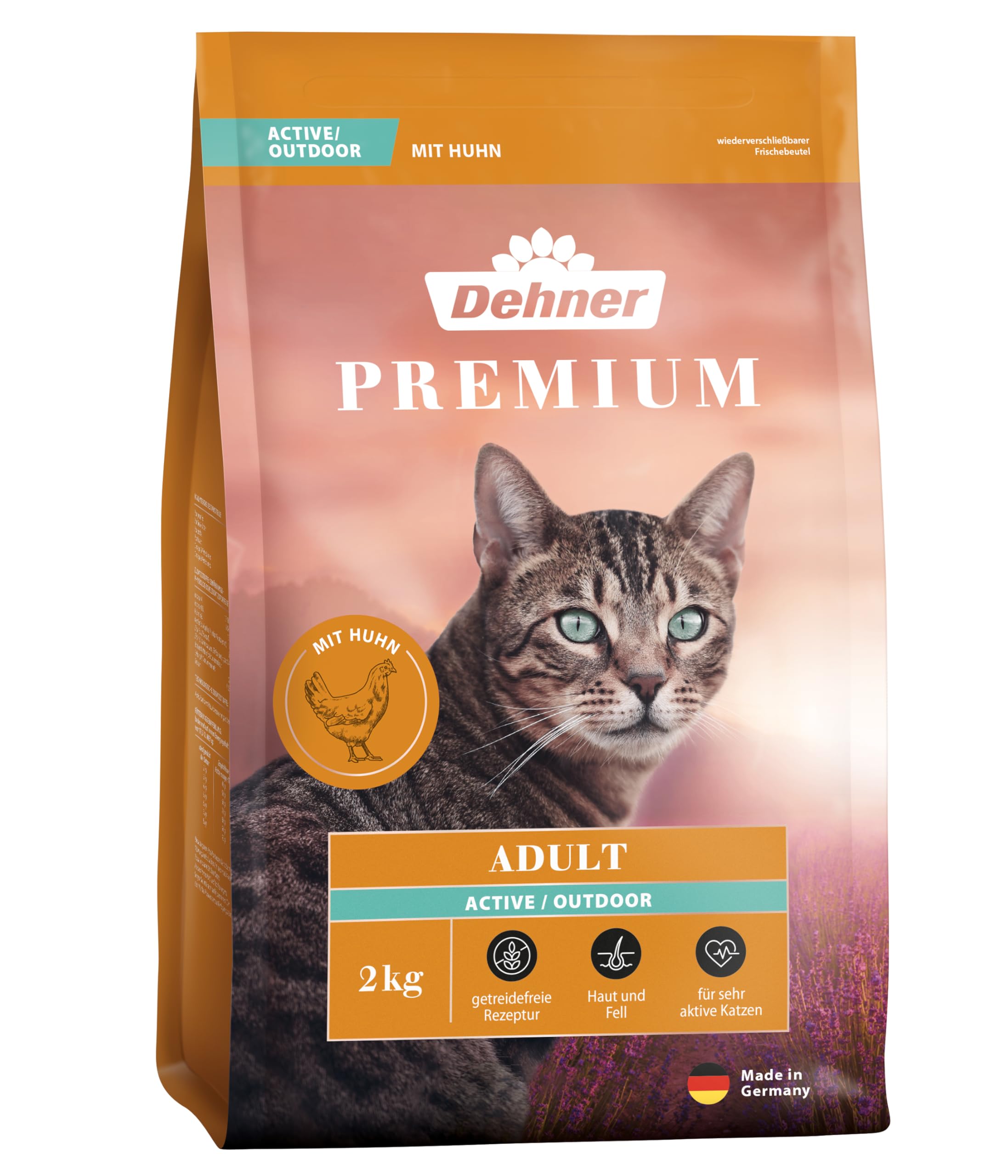 dehner-premium-active-outdoor-trockenfutter-huhn-2-kg image 2