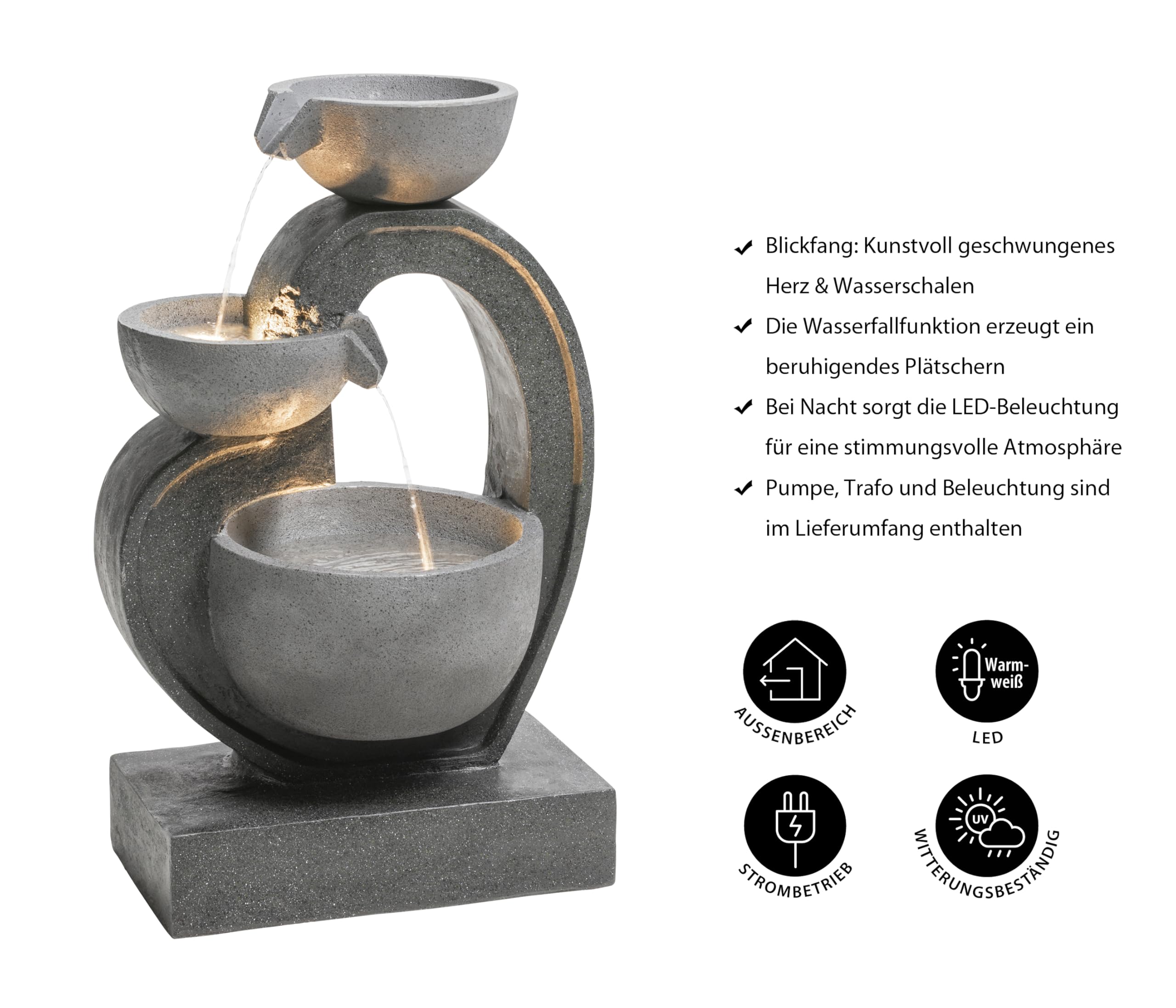 dehner-gartenbrunnen-heart-led-polyresin-grau image 4