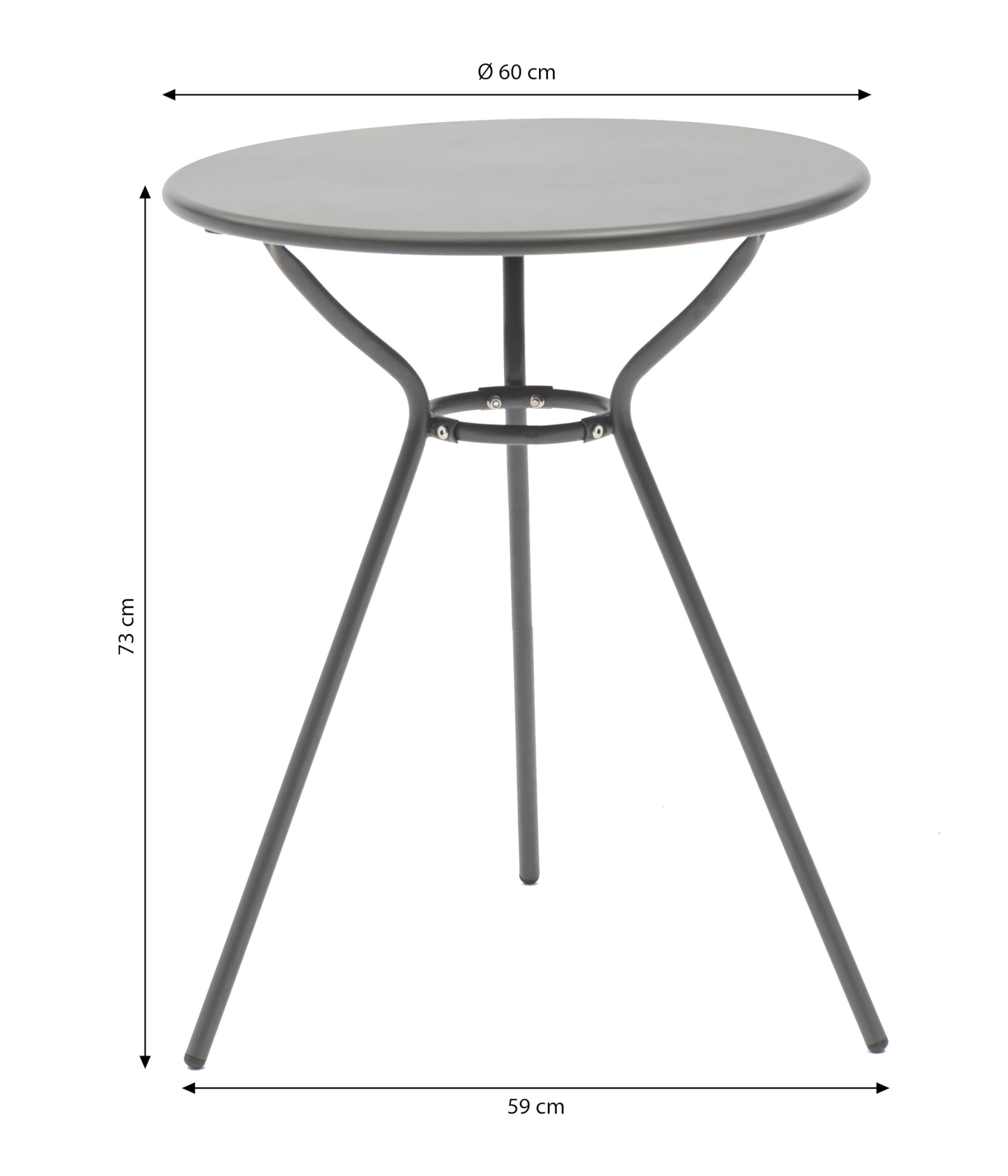 dehner-oslo-balkontisch-stahl-60-cm-anthrazit-rund image 3