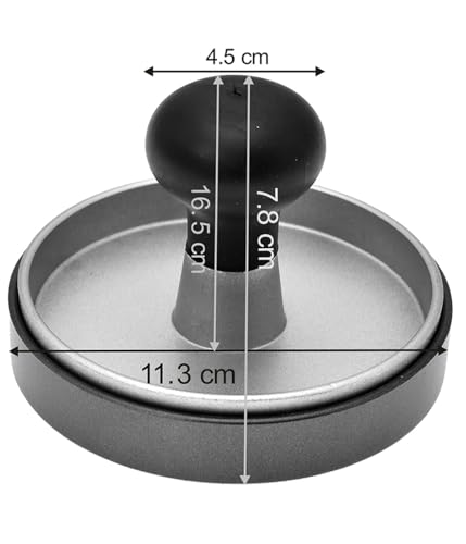 dehner-hamburgerpresse-burgerpresse-aluminium-schwarz-silber image 4