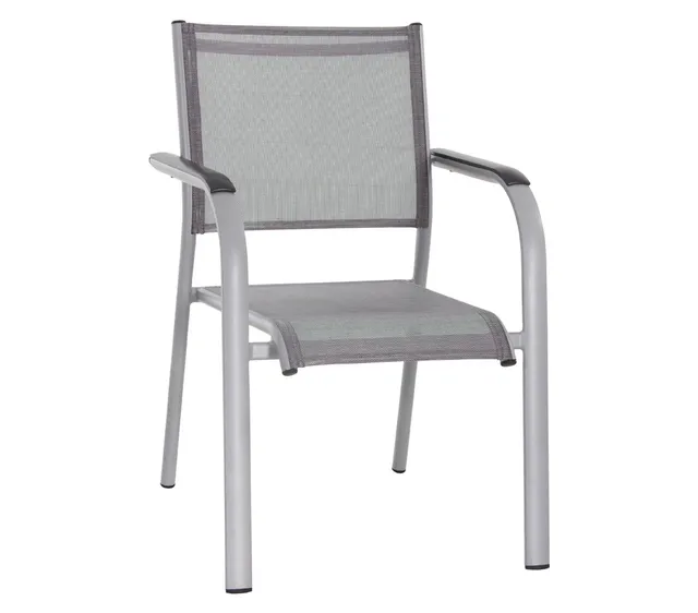 dehner-dallas-stapelsessel-aluminium-88x60x60-cm-silber image 1