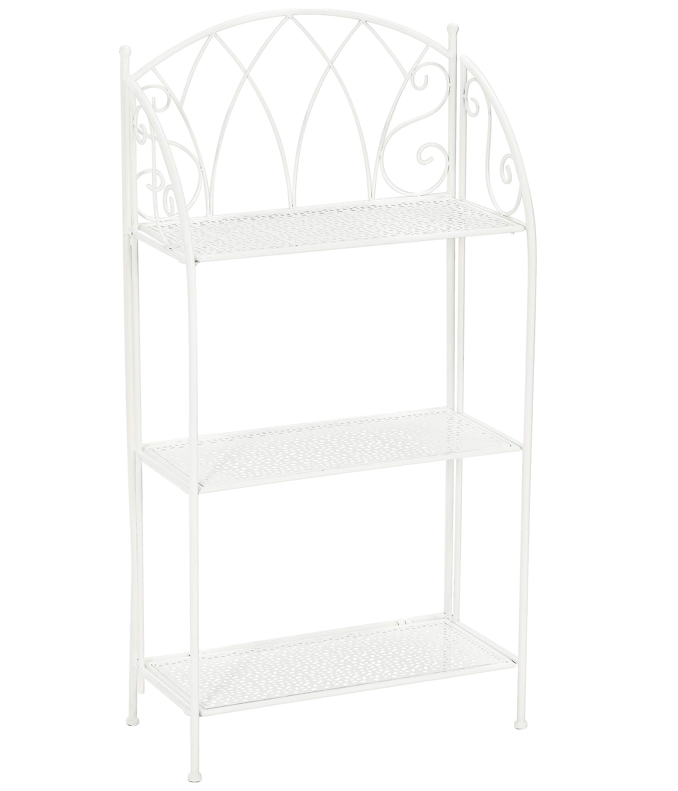 dehner-luca-regal-metall-wei-115-5-cm-pulverbeschichtet image 1