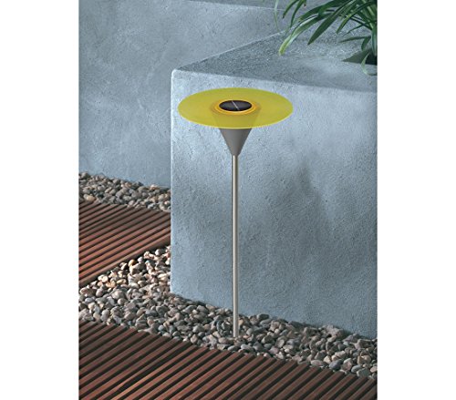 dehner-disc-solarleuchte-49-cm-gelb-wetterfest-frostsicher image 4