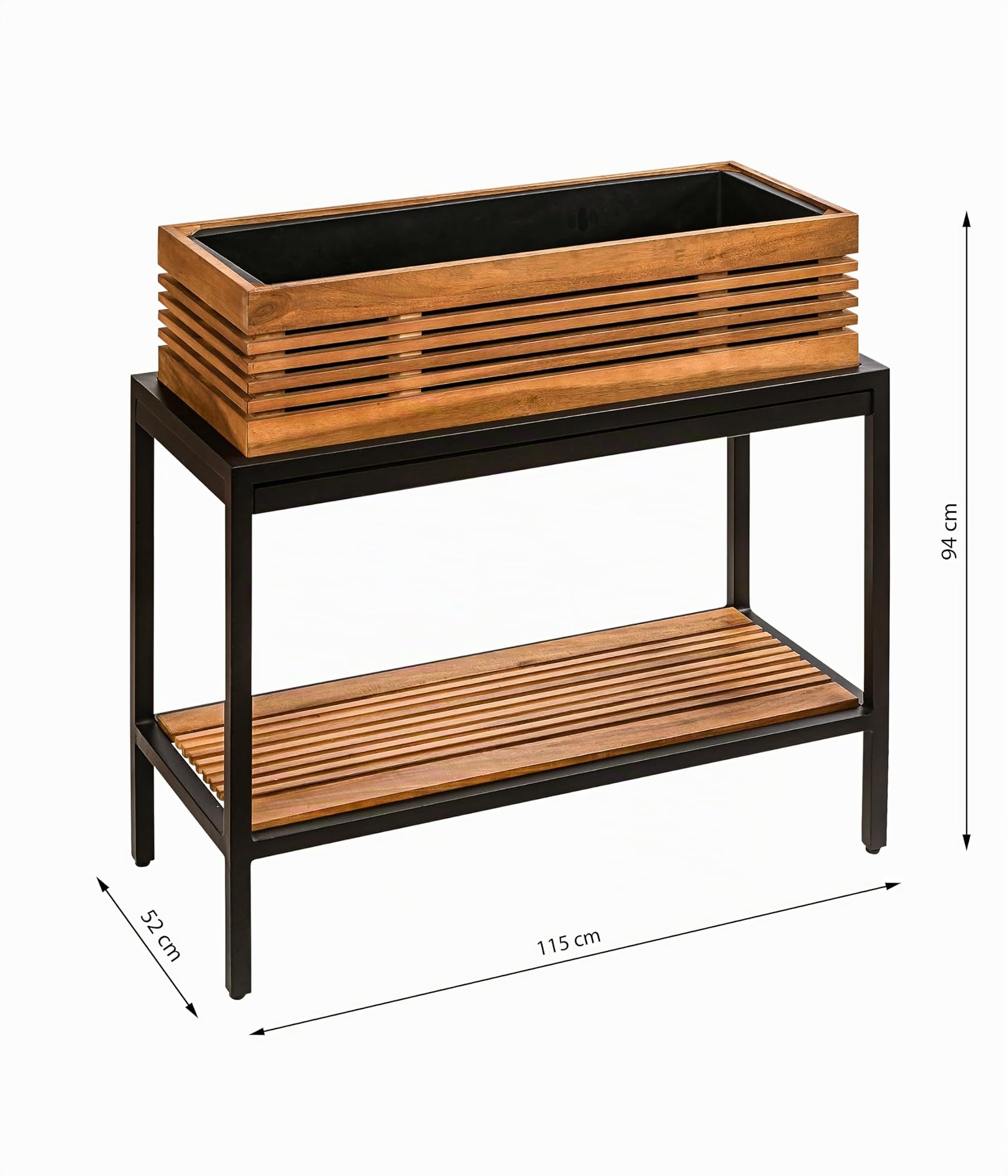 dehner-premium-balkonhochbeet-new-york-schwarz-115-cm image 4