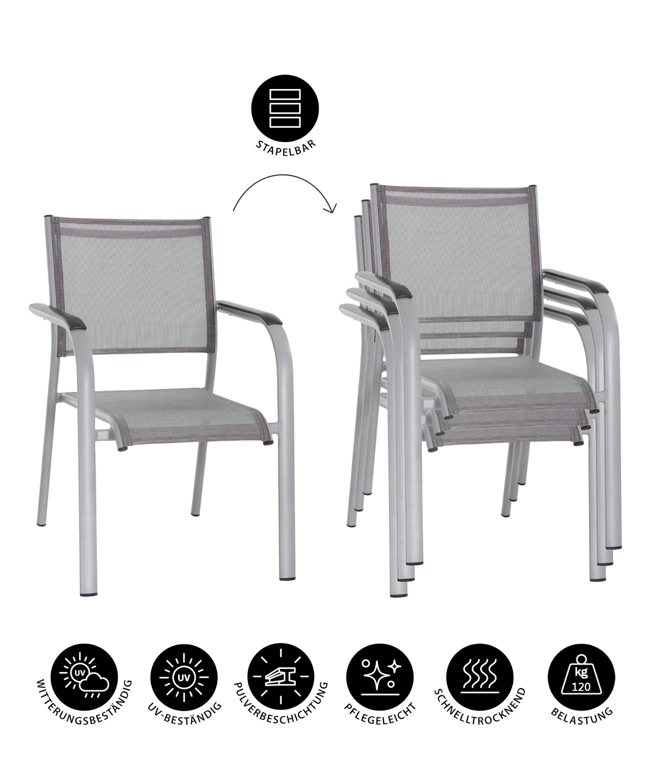 dehner-dallas-stapelsessel-aluminium-88x60x60-cm-silber image 4