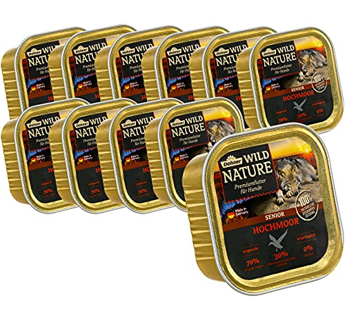 dehner-wild-nature-hochmoor-nassfutter-ente-11x150g-getreidefrei image 2