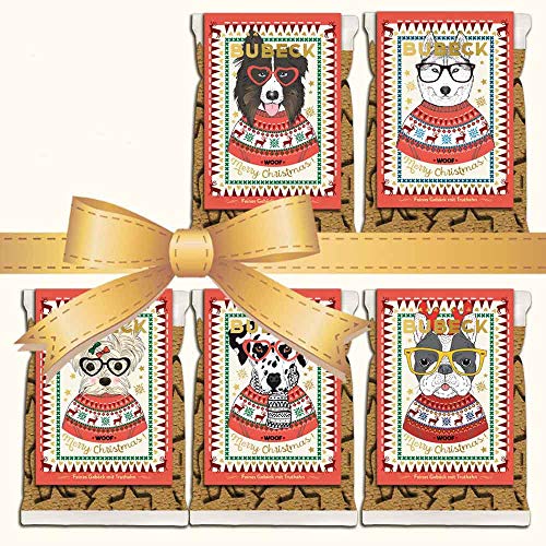bubeck-hundekuchen-weihnachtskekse-truthahn-5x210g-getreidefrei image 2