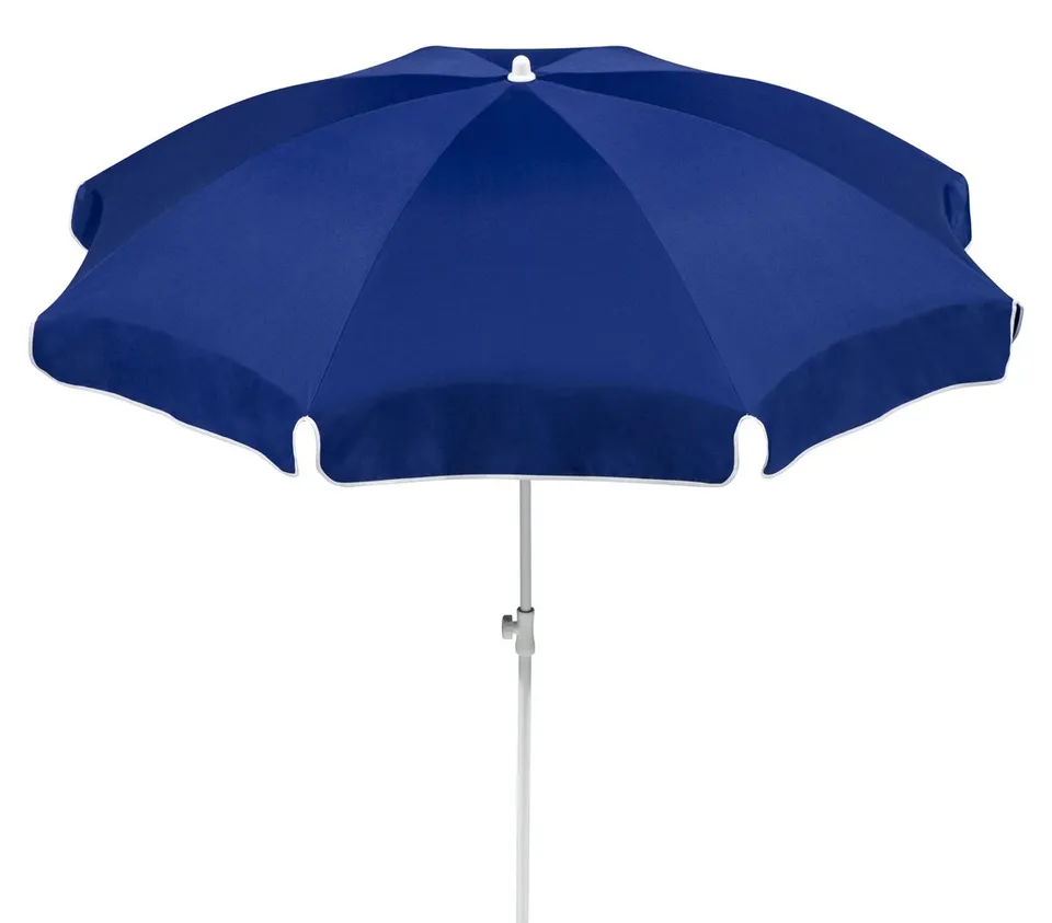 dehner-gute-wahl-saturn-sonnenschirm-blau-200-cm-polyester image 1