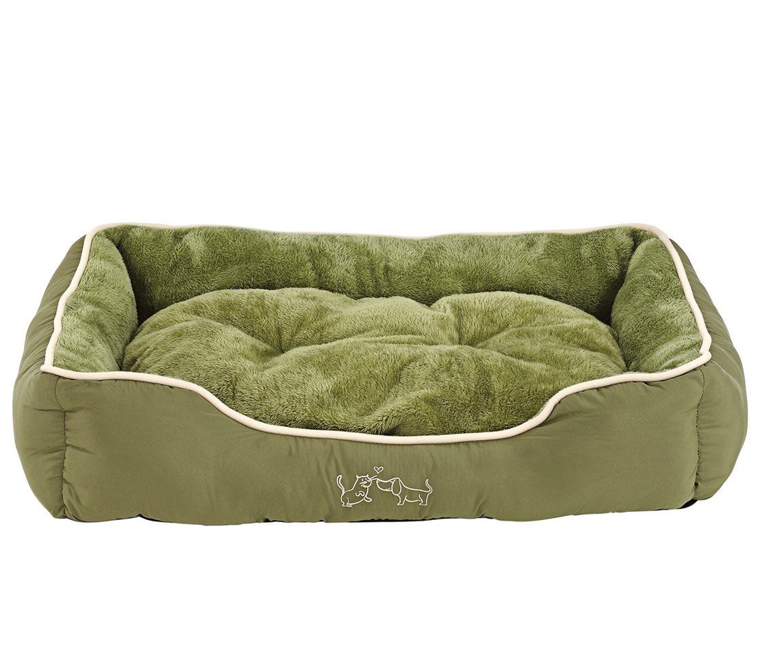 dehner-sammy-hundebett-katzenbett-gr-n-75-cm-pl-sch image 1