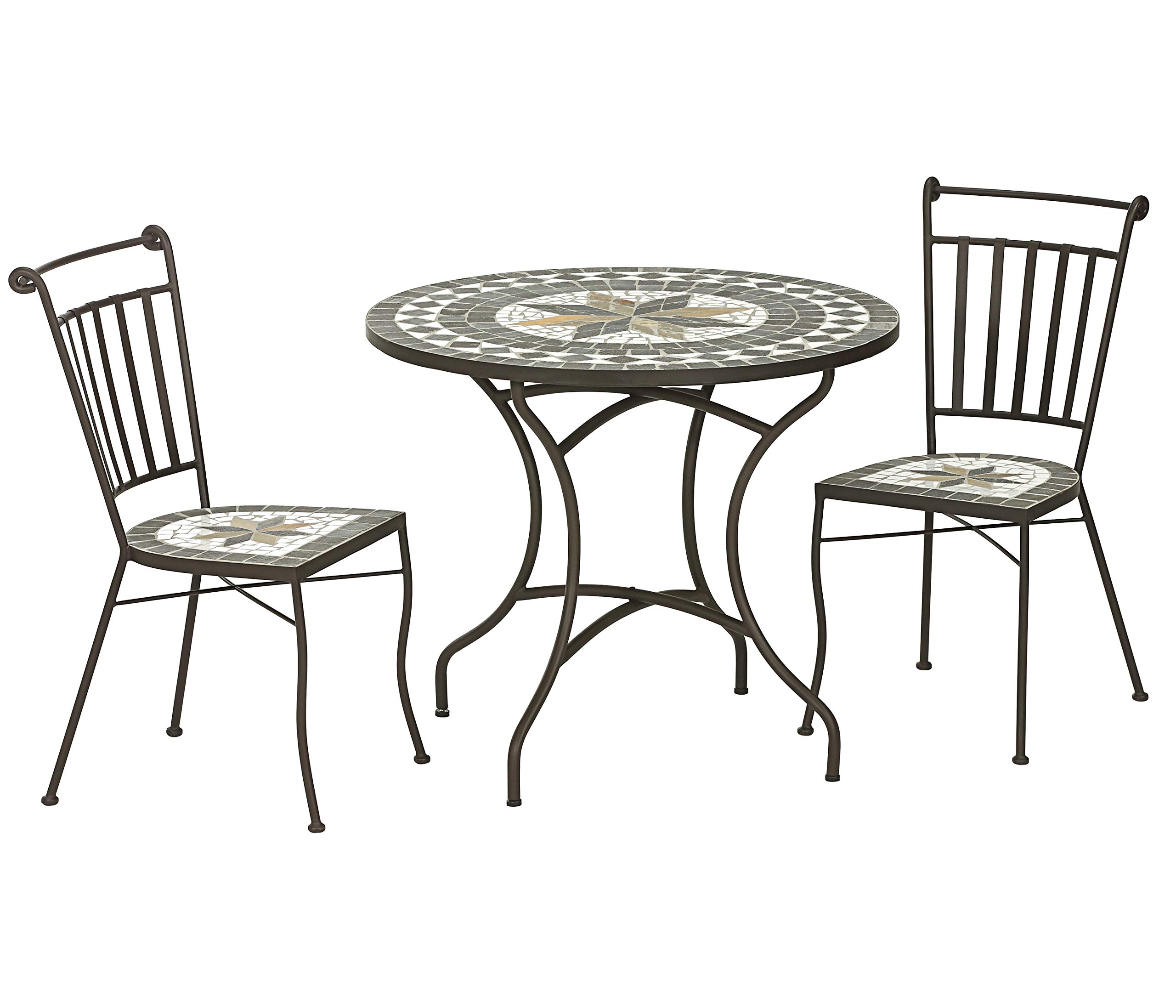 dehner-diana-mosaikstuhl-metall-braun-grau image 4