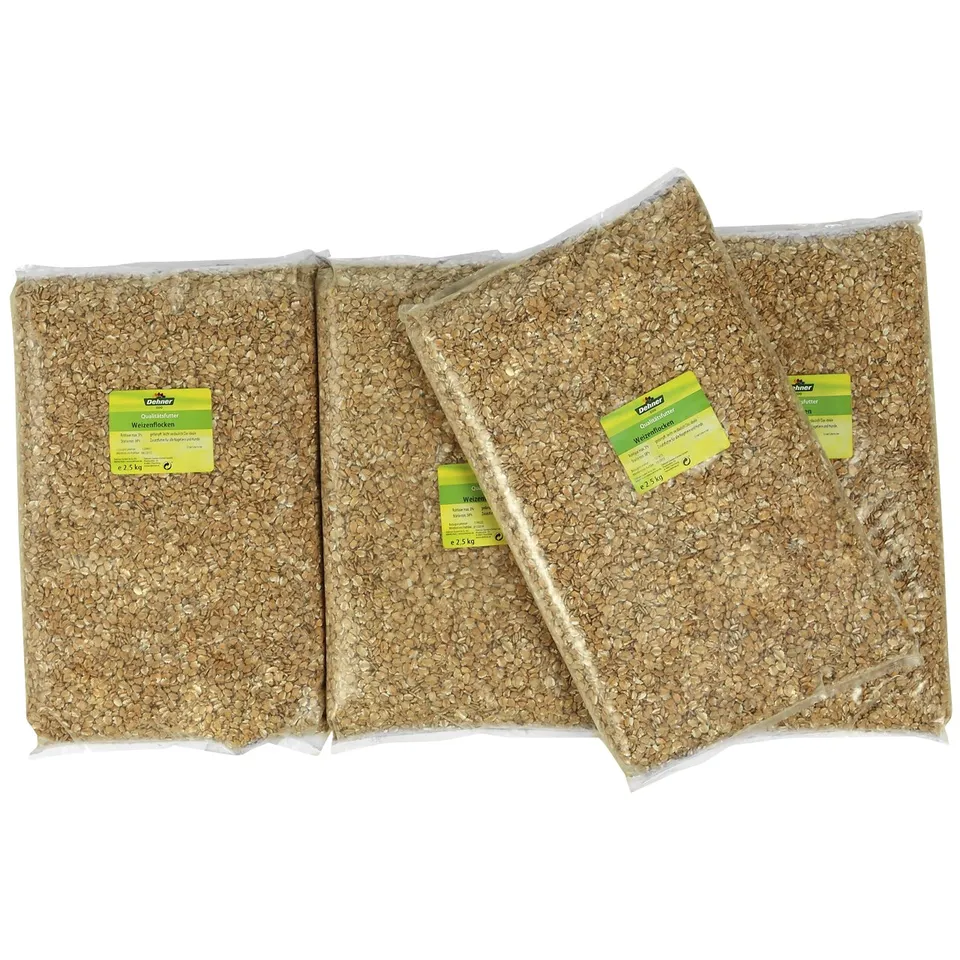dehner-weizenflocken-zusatzfutter-10-kg-4x2-5-kg-nat-rlich image 1