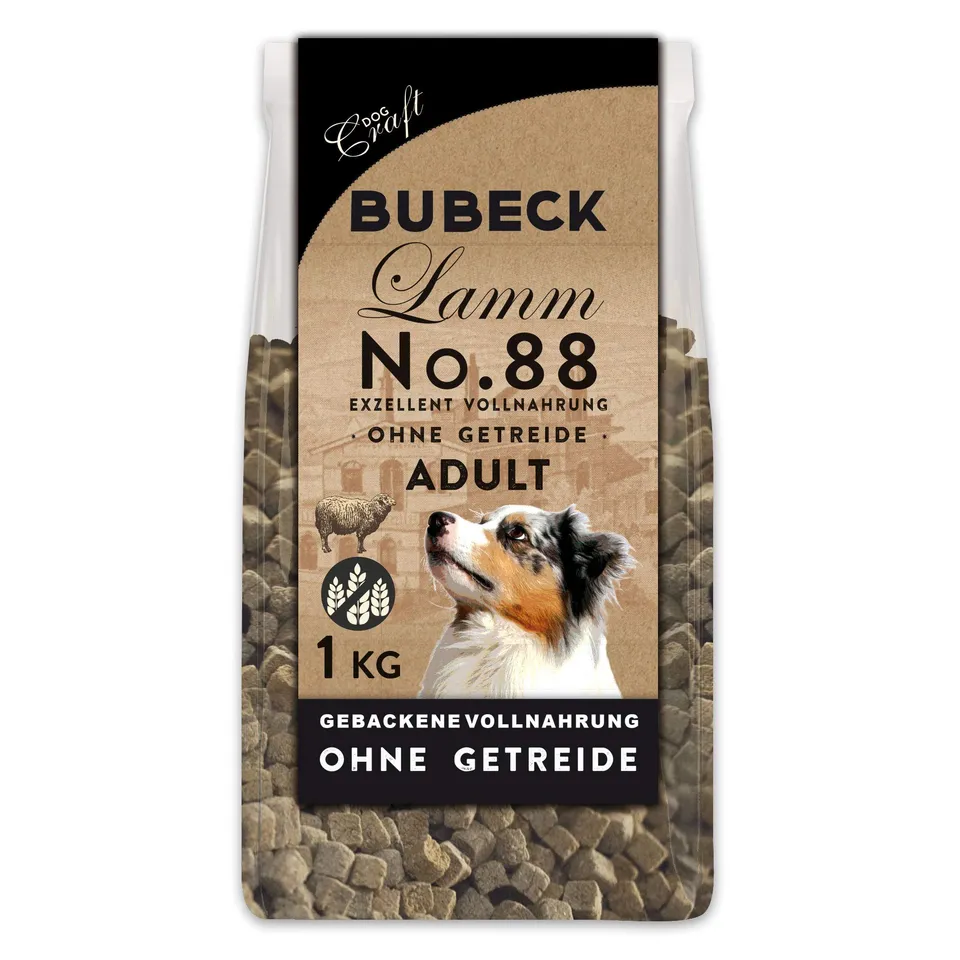 bubeck-no-88-trockenfutter-lamm-1kg-getreidefrei image 1