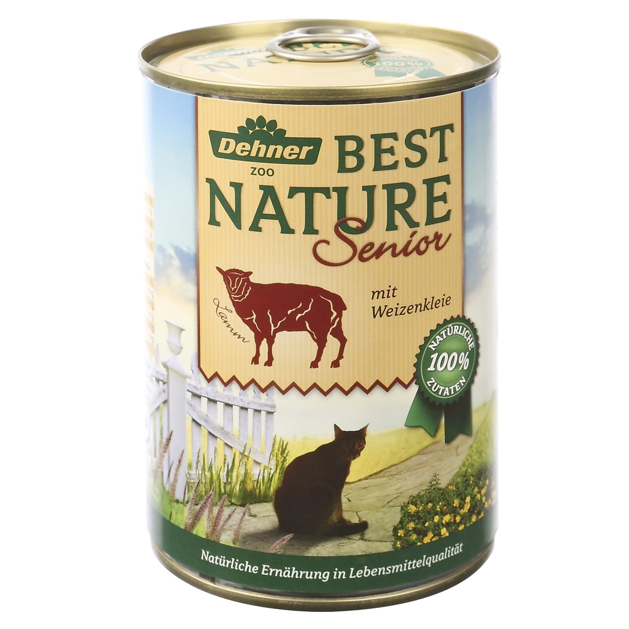 dehner-best-nature-senior-katzenfutter-lamm-6x400g-nass image 2