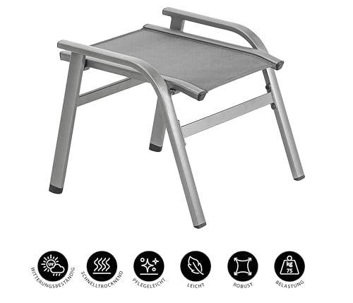 dehner-chicago-stapelhocker-alu-grau-56-8-cm-hocker image 6