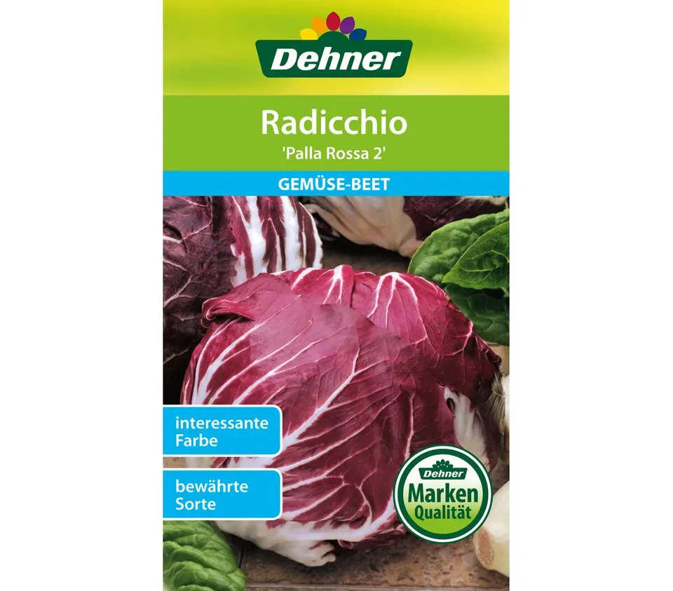 dehner-radicchio-palla-rossa-2-saatgut-5er-pack-ertragreich image 1