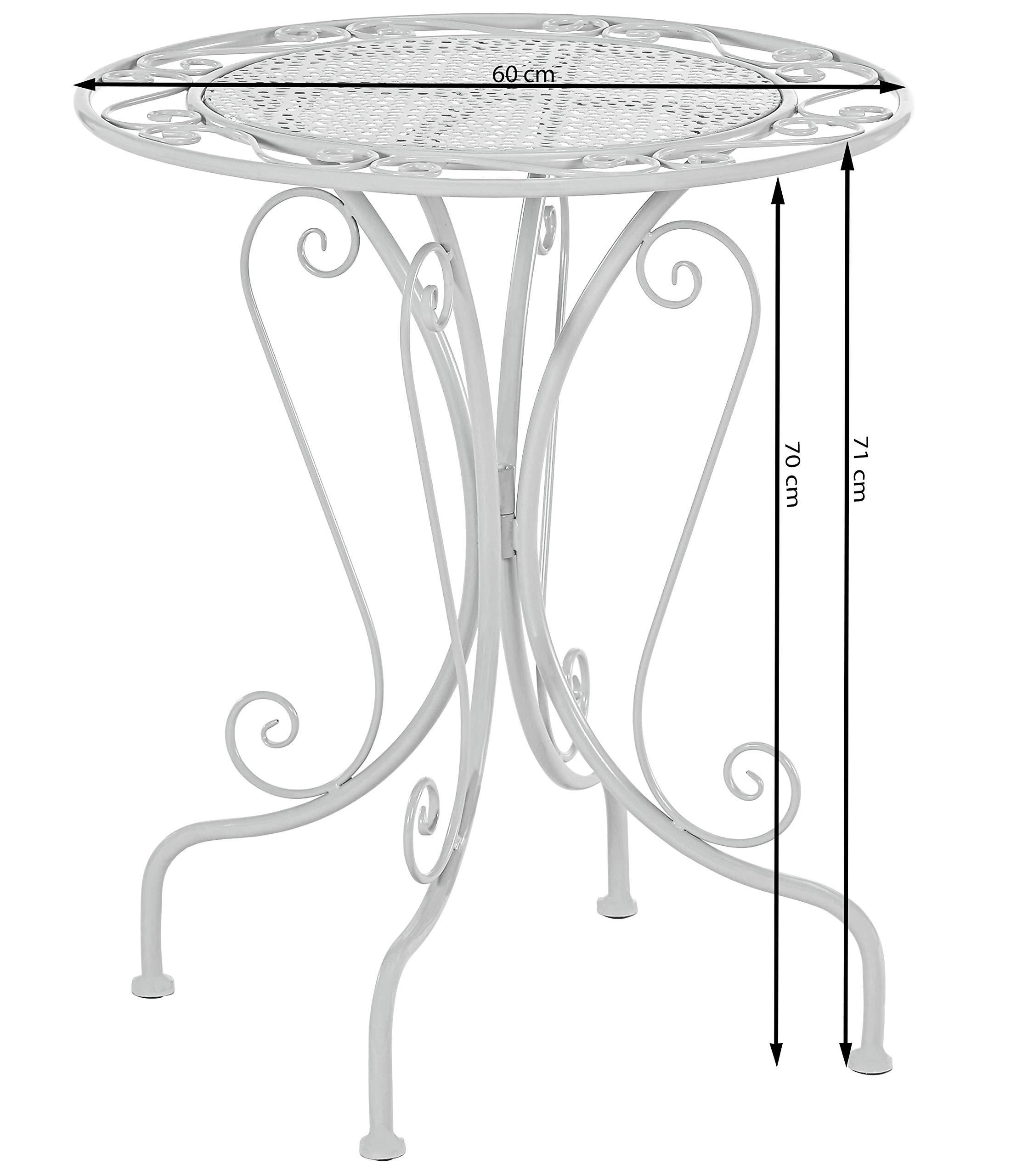 dehner-luca-beistelltisch-metall-wei-60-cm image 3