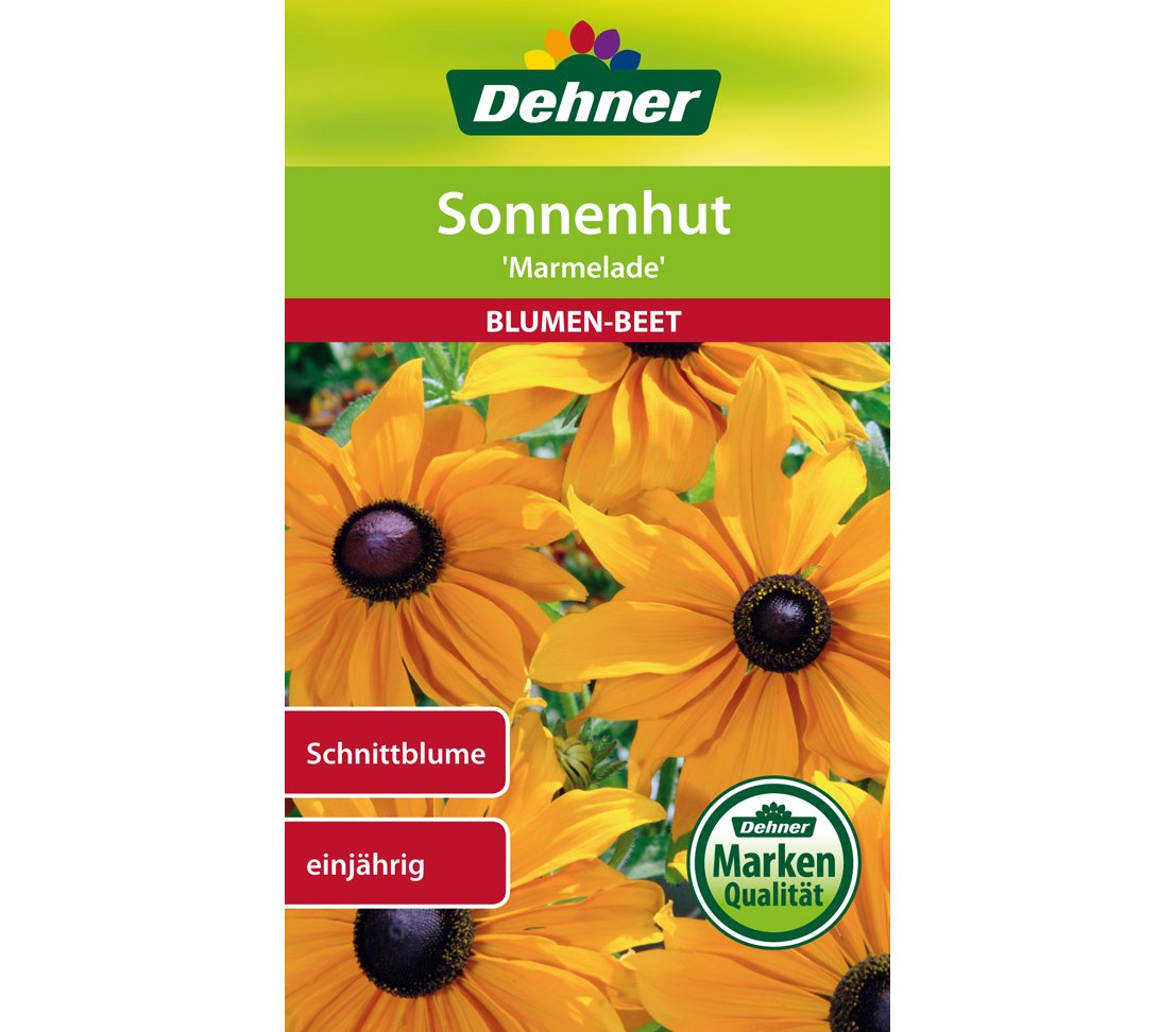 dehner-sonnenhut-marmelade-blumensamen-5er-pack-einj-hrig image 1