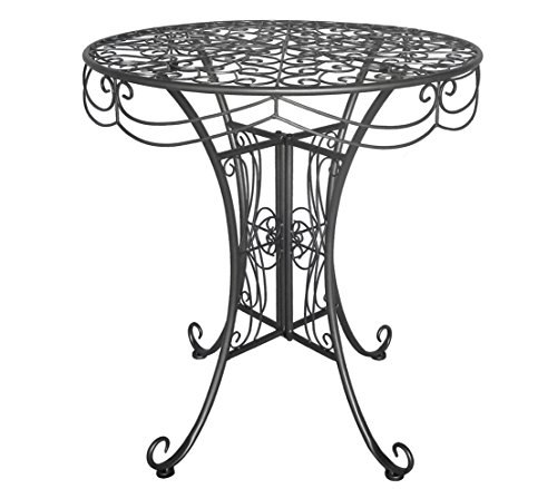 dehner-yorkshire-gartentisch-metall-antikgrau-70-cm image 2