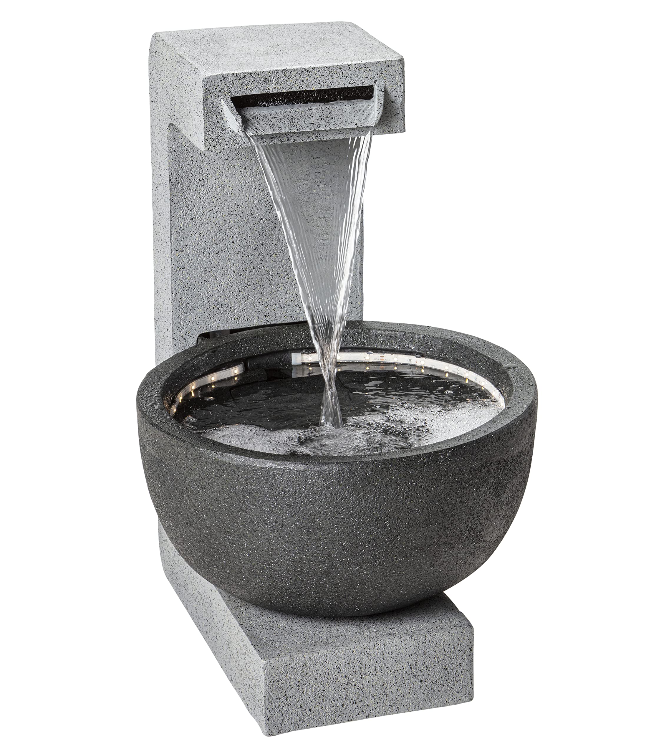 dehner-madeira-gartenbrunnen-mit-led-65x43x51-5-cm-8-liter image 1