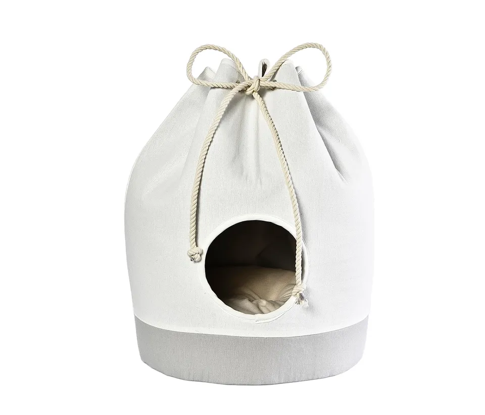 dehner-lieblinge-seabag-kuschelh-hle-45-cm-beige-grau image 1