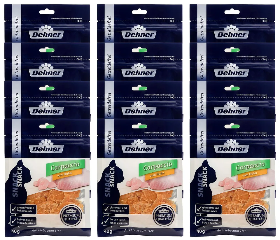 dehner-premium-katzensnack-thunfisch-carpaccio-12x40-g-getreidefrei image 1