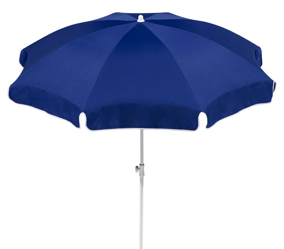 dehner-gute-wahl-saturn-sonnenschirm-blau-200-cm-polyester image 1