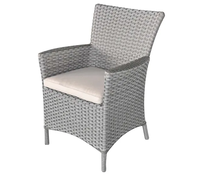 dehner-salzburg-geflechtsessel-grau-polyrattan-mit-kissen image 1