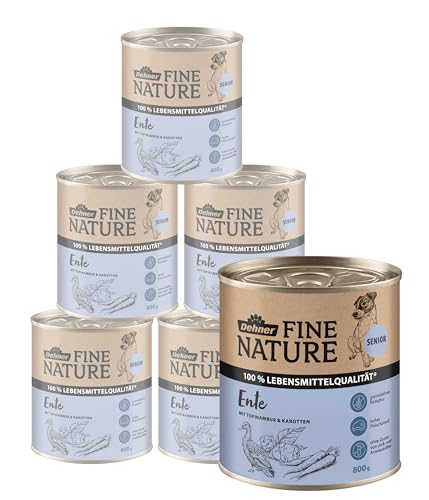 dehner-fine-nature-senior-hundefutter-ente-6x800-g image 7