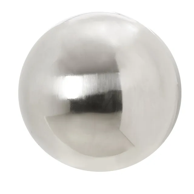 dehner-edelstahlkugel-gartenkugel-14-cm-silber-wetterfest image 1