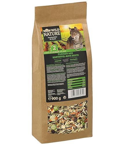 dehner-wild-nature-flocken-mix-hundefutter-900-g-kartoffel-beete image 2