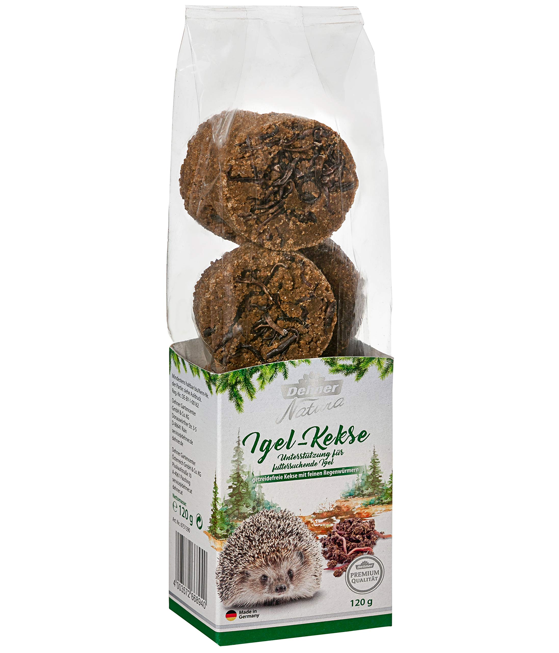 dehner-natura-premium-igelsnack-proteinkekse-450-g-getreidefrei image 4