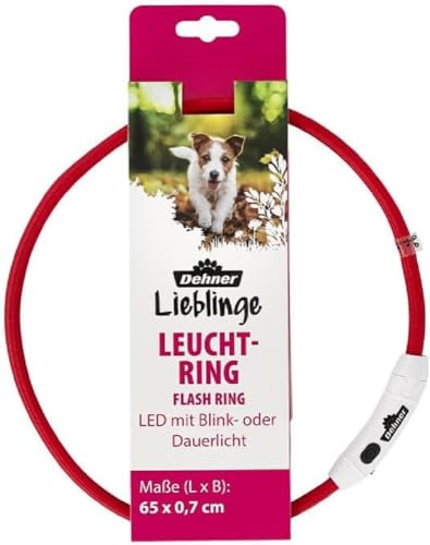 dehner-lieblinge-flash-ring-leuchthalsband-hund-65-cm-rot-led image 3