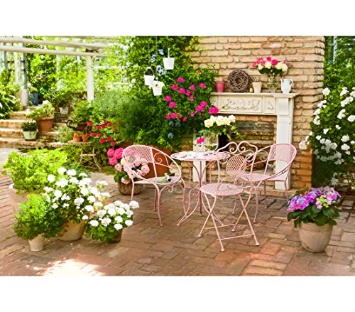 dehner-provence-stylo-gartenstuhl-metall-pink image 6