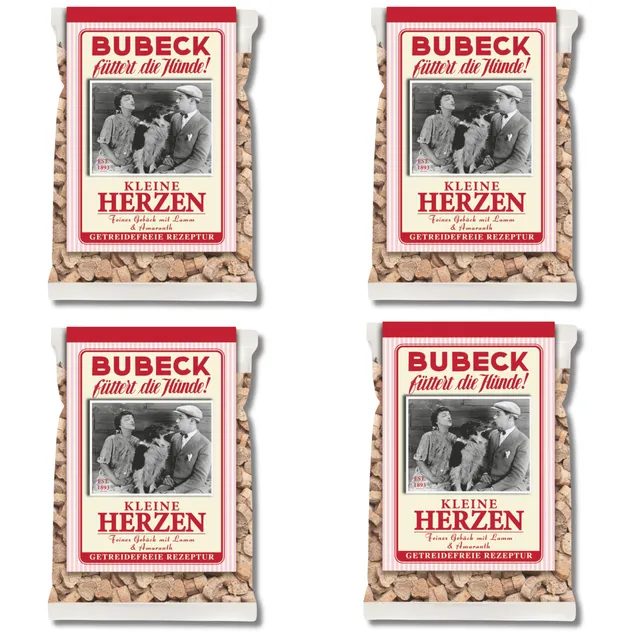 bubeck-hundekuchen-kleine-herzen-lamm-hundekekse-840g-getreidefrei image 1