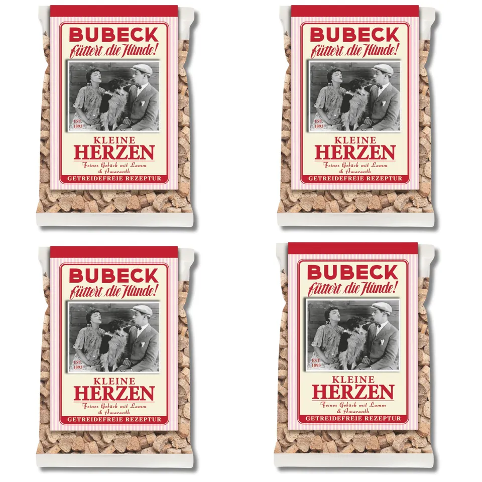 bubeck-hundekuchen-kleine-herzen-lamm-hundekekse-840g-getreidefrei image 1