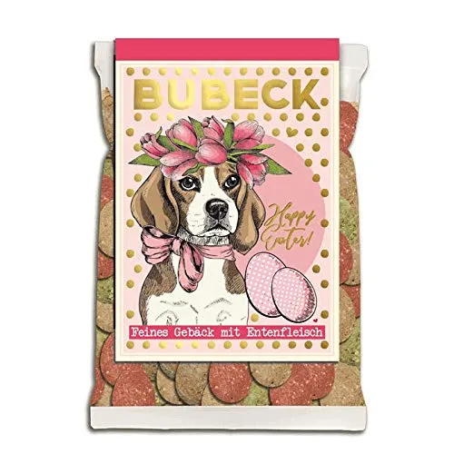 bubeck-hundekuchen-frohe-ostern-ente-5x210g-getreidefrei image 1
