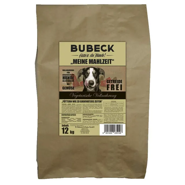 bubeck-trockenfutter-vegetarisch-12-kg-hundefutter-getreidefrei image 1
