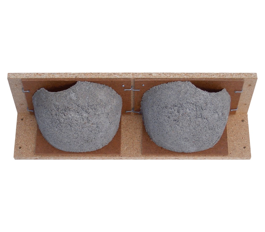 dehner-natura-nistkasten-mehlschwalben-doppelnest-holzbeton image 1