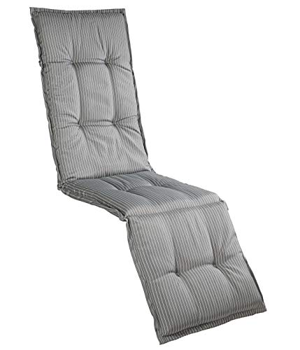 dehner-astana-relaxauflage-grau-wei-175x50x6-polyester image 2