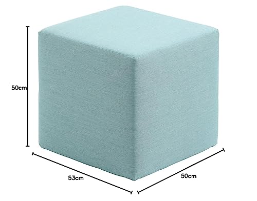 dehner-sam-gartenhocker-45x45-cm-blau-wetterfest image 5