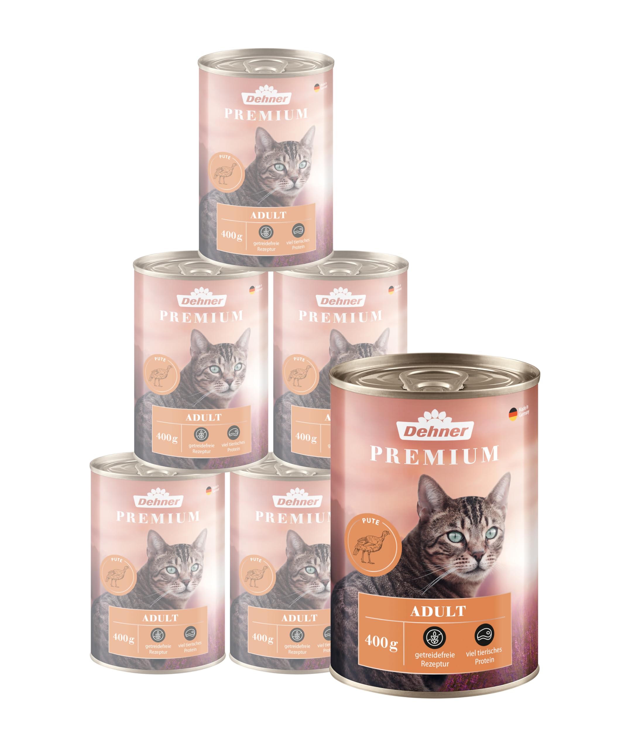 dehner-premium-adult-katzenfutter-gefl-gel-6x400g-getreidefrei image 5