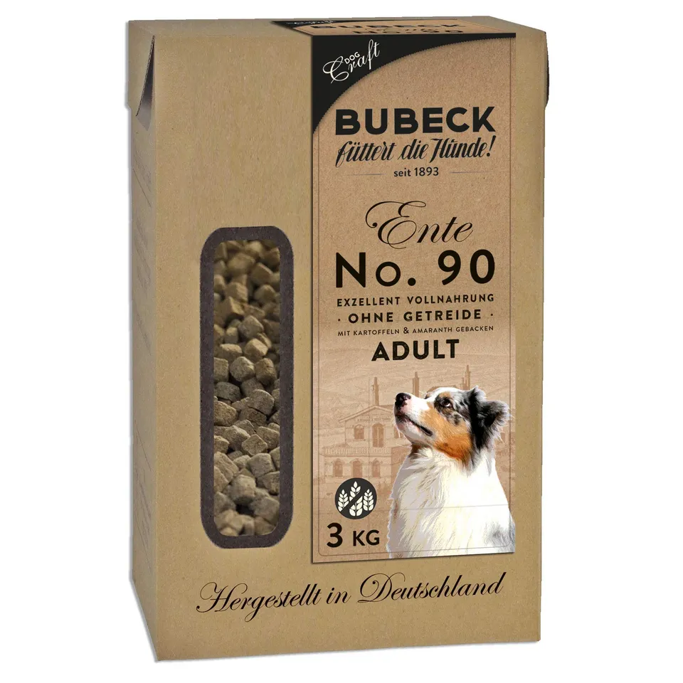 bubeck-no-90-trockenfutter-hund-ente-getreidefrei-12-5-kg image 1