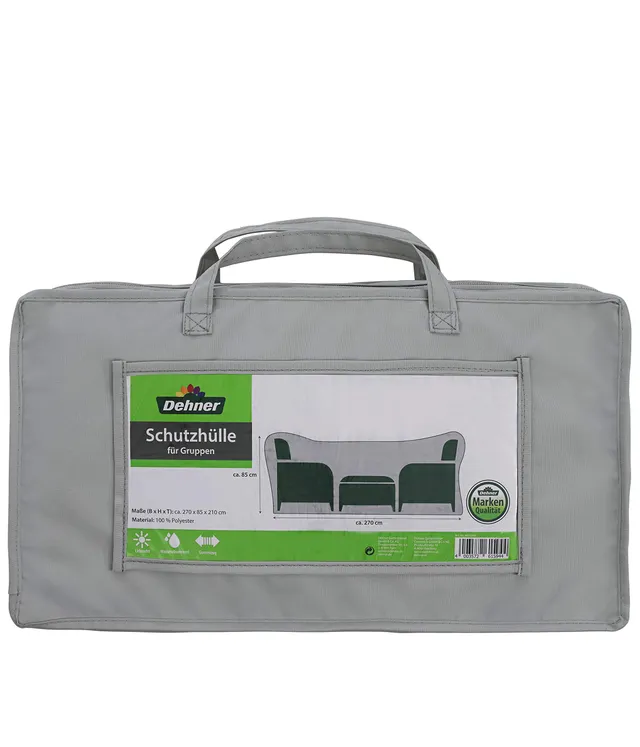 dehner-abdeckung-sitzgruppe-270x85x210-cm-polyester-grau-wasserabweisend image 1