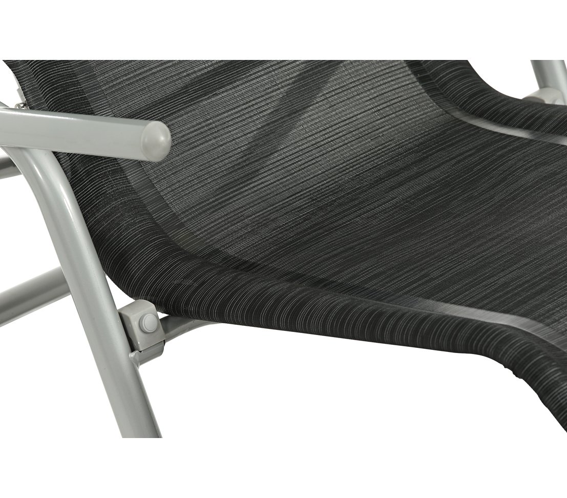 dehner-brisbane-klappliege-schwarz-stahl-textilene image 3